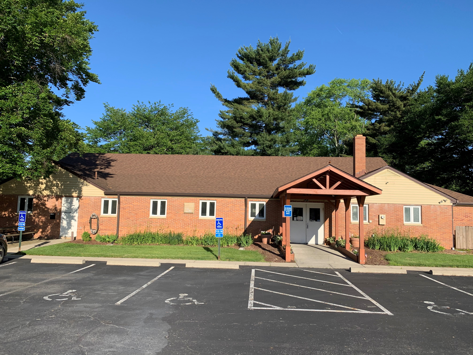 View of exterior of American Legion Young-Budd Post 171